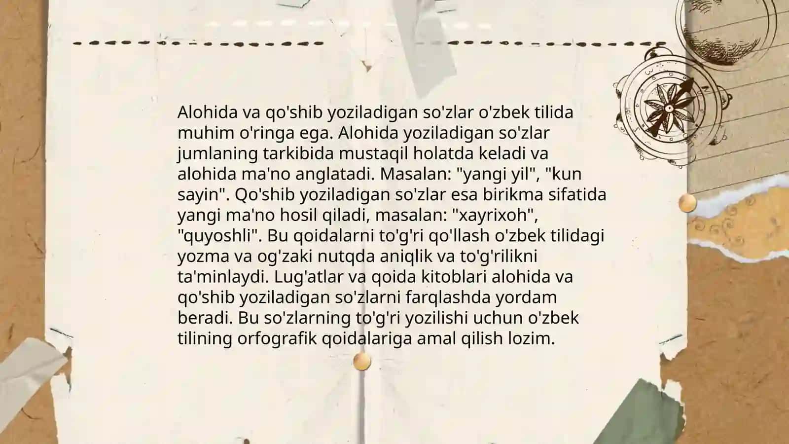 Ta'lim bo'g'inlarida imlo qoidalarining berilishi 4