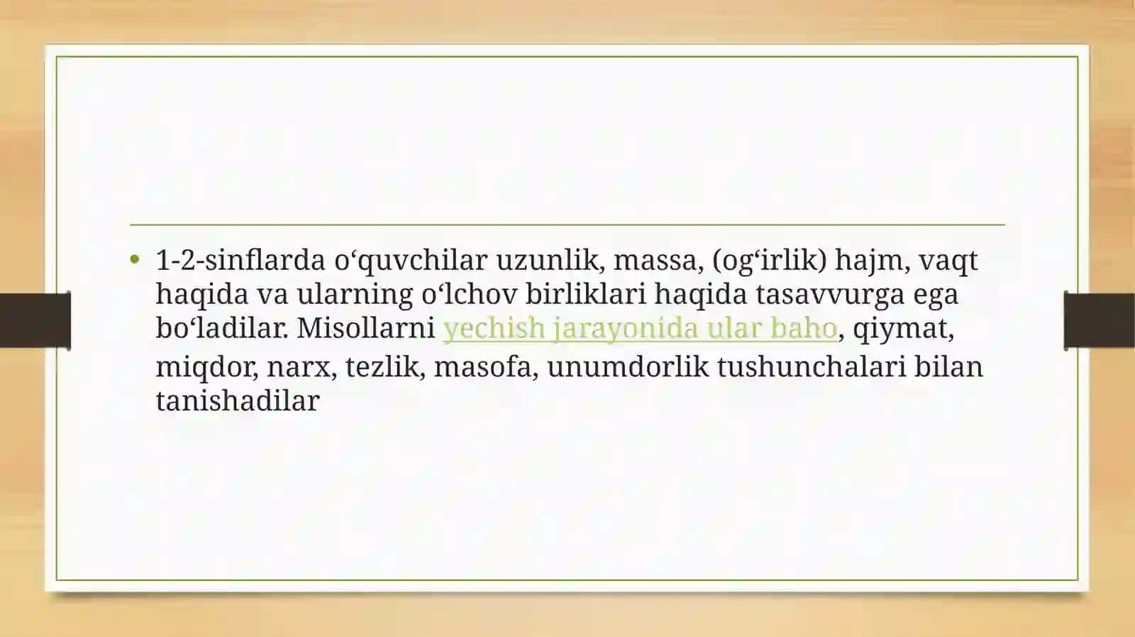 Yasashga doir masalalarni yasash bosqichlari 4