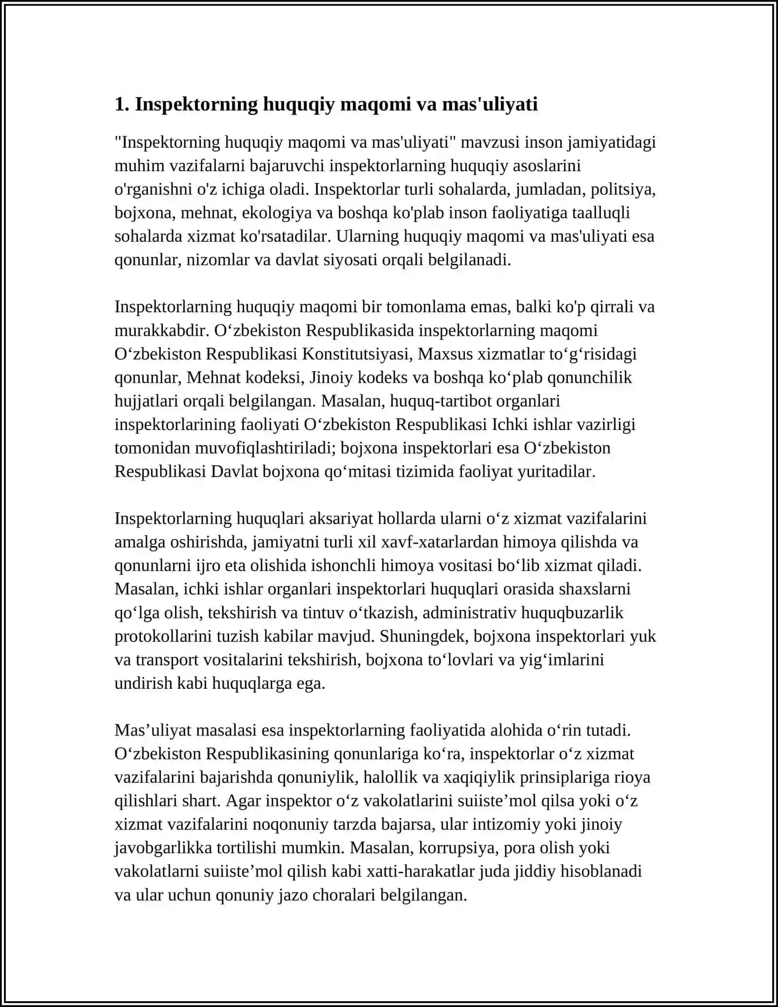 DAVLAT SANITARIYA NAZORATI INSPEKTORINING HUQUQ VA VAZIFALARI 4