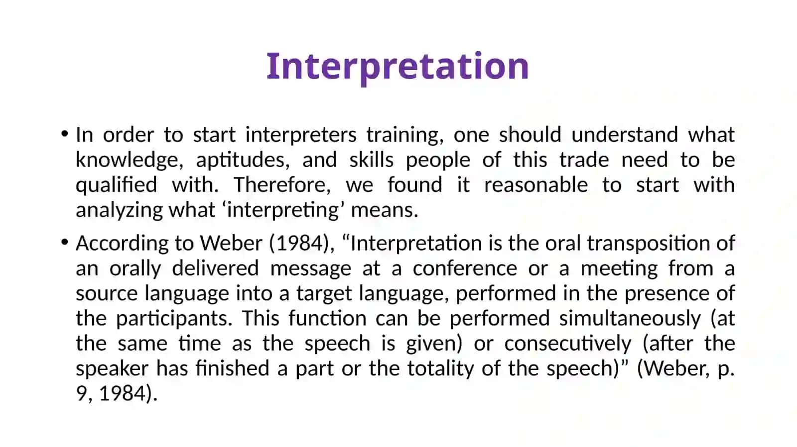 Simultaneous translation 4