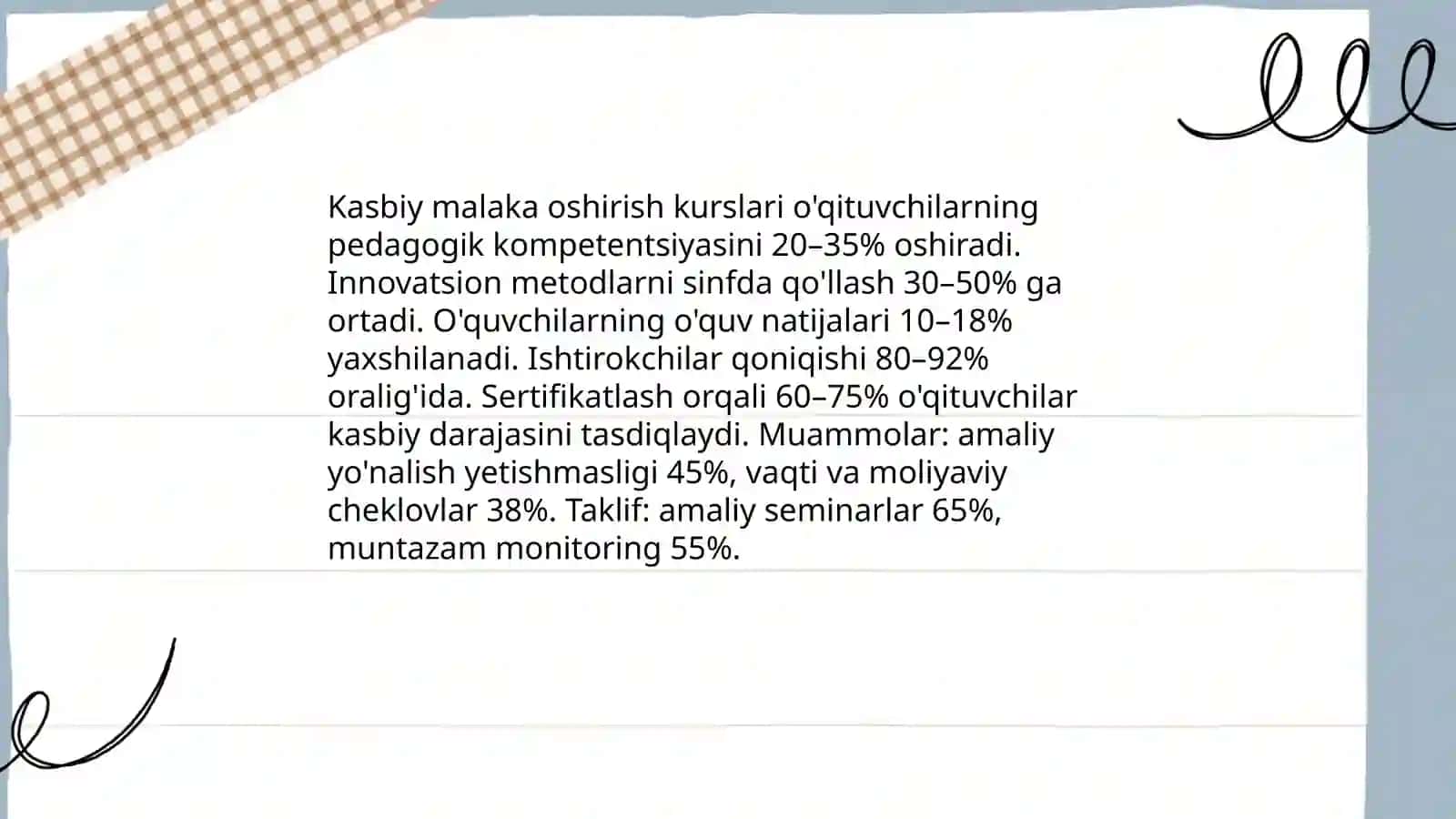 Hozirgi kunda òqituvchilar pedagogik qobiliyatini shakllantirish imkoniyatlari 4
