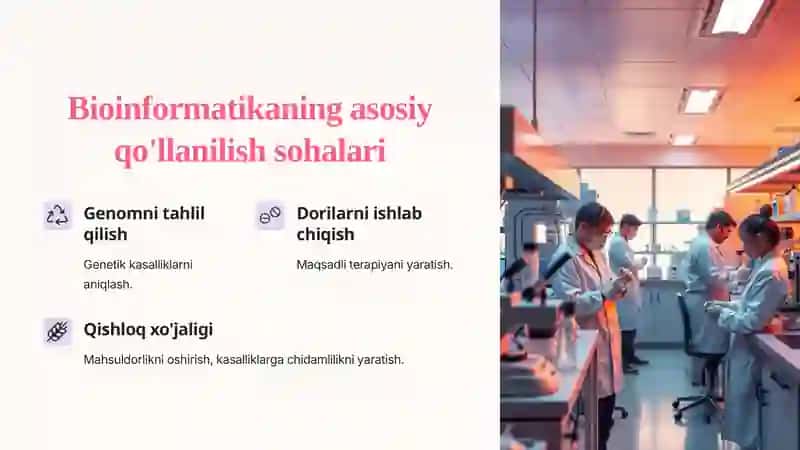 Bioinformatika Fanining Ta'rifi 4