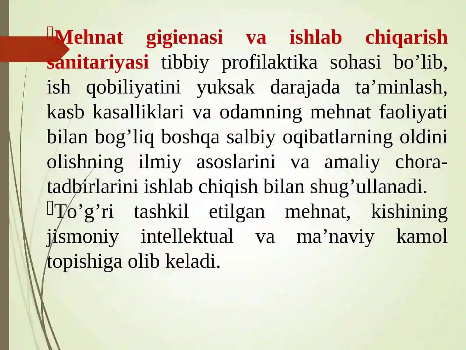 Ishlab chiqarishning sanitariyasi va gigienasimi yorlari 4