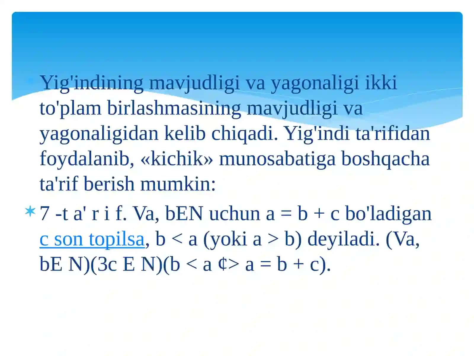 to'plamlar birlashmasi 4