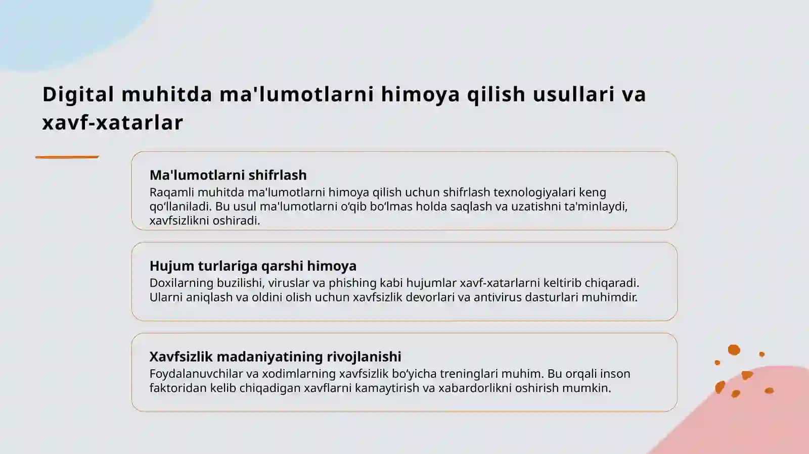 Raqamli xavfsizlik va kiberxavfsizlik 4