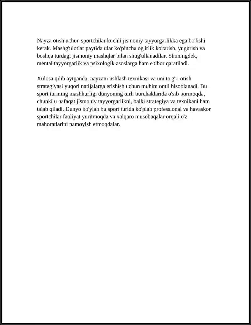 NAYZA ULOQTIRISH TEXNIKASI 4