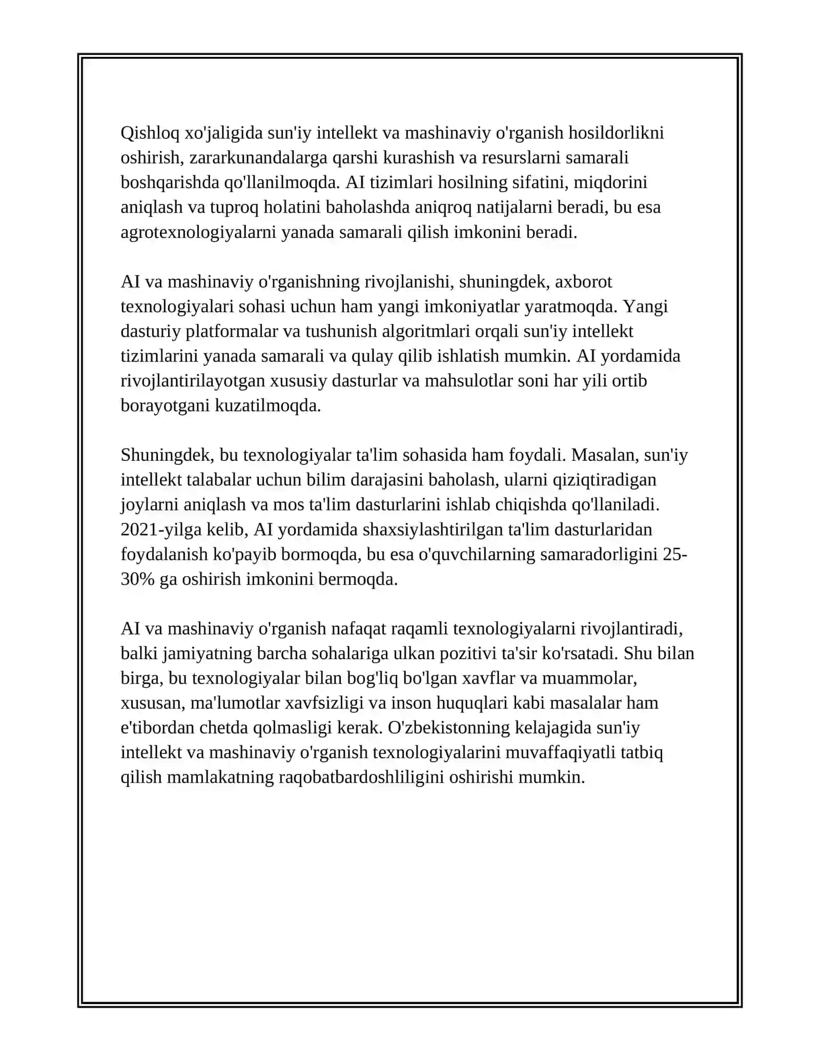 MUSTAQIL ISH - RAQAMLI TEXNOLOGIYALAR 4