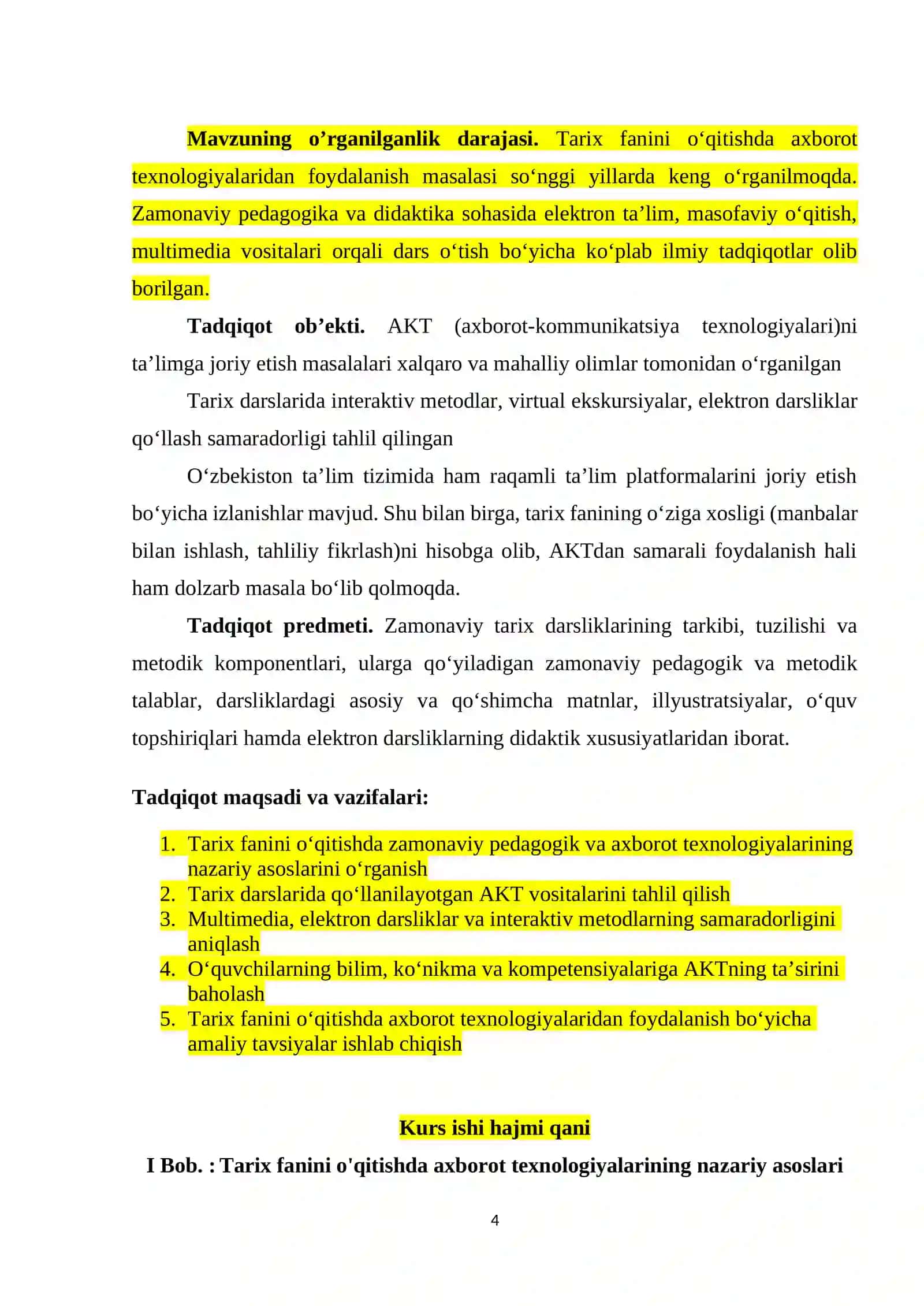 Tarix fanini o'qitishda axborot texnologiyalaridan foydalanish 4