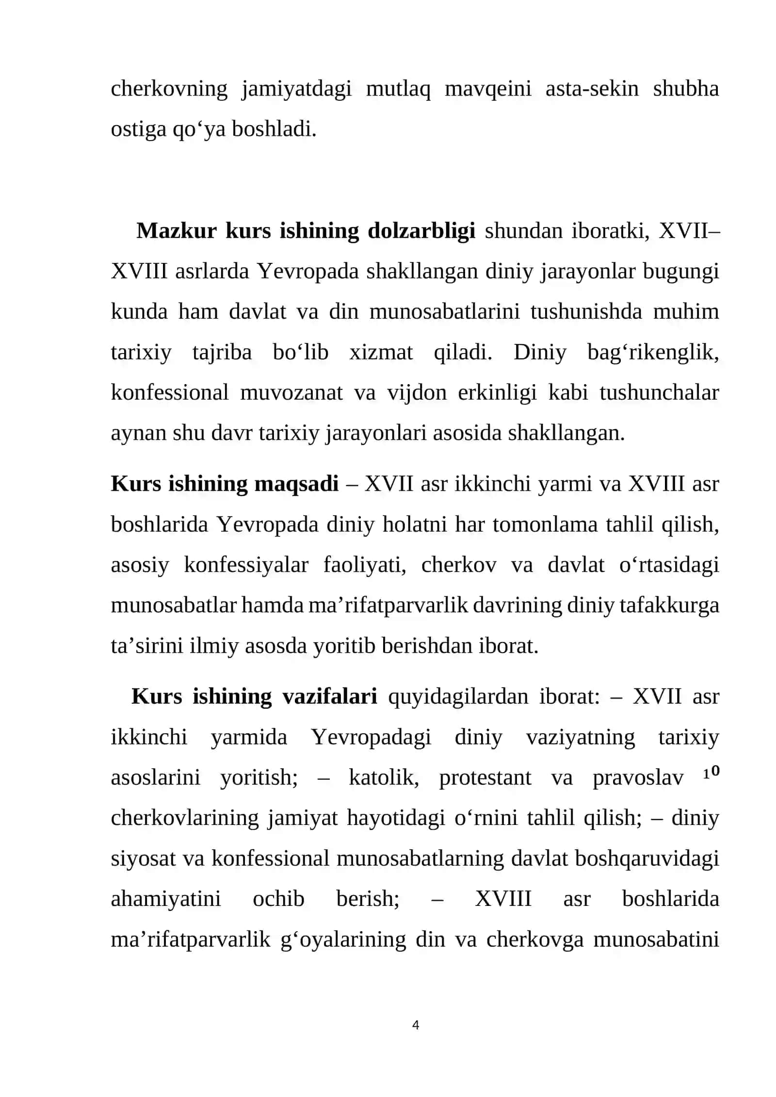 XVII asr Ikkinchi yarmi XVIII asr boshlarida Yevropada din 4