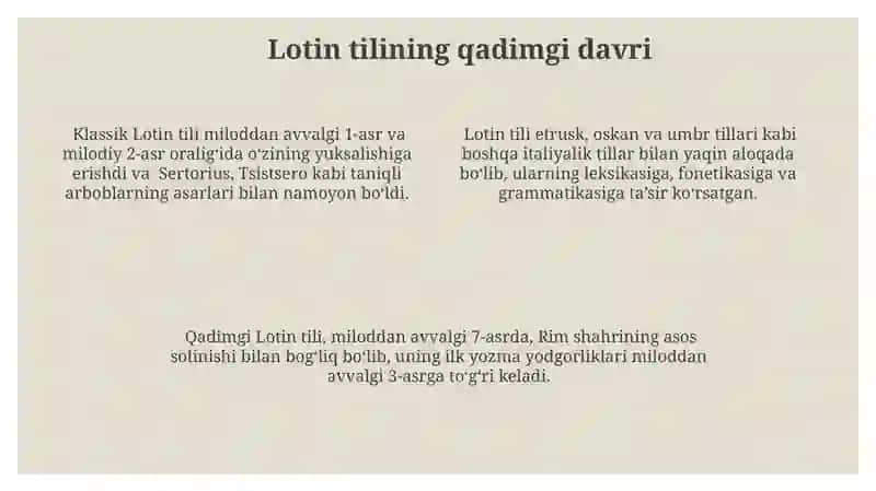 Lotin tili tarixi 4