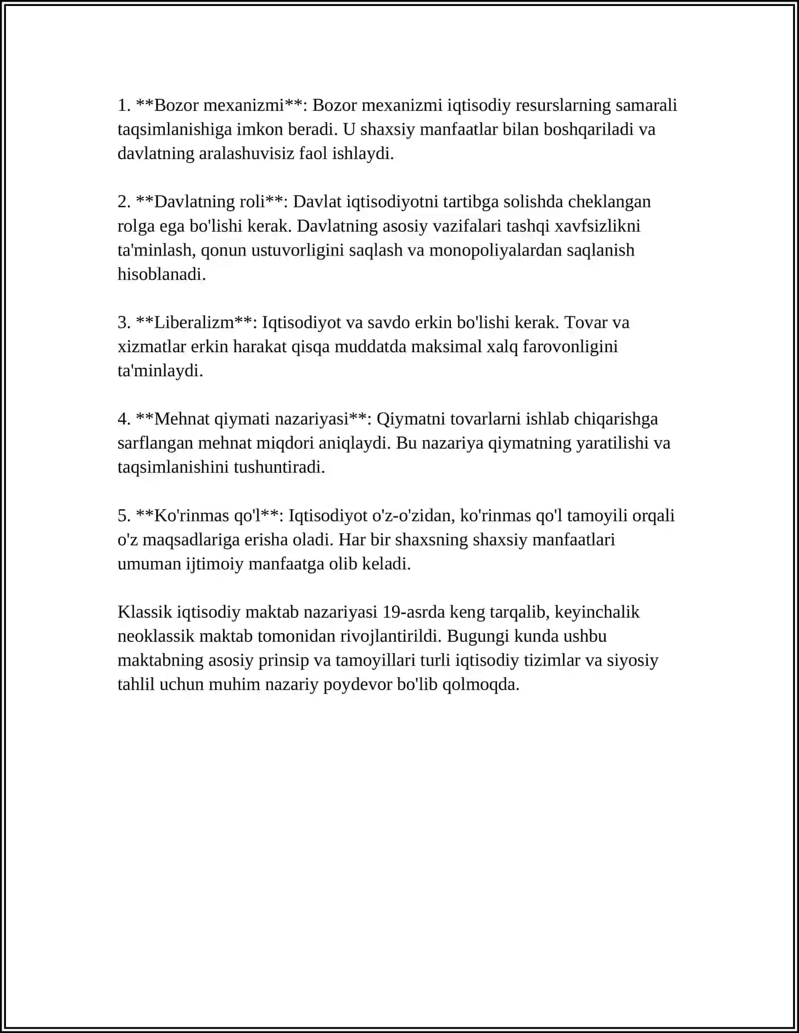 KLASSIK IQTISODIY MAKTABGA MUQOBIL ĢOYALARNING MOHIYATI 4