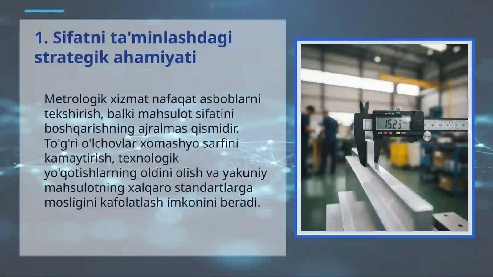 YURIDIK SHAXSLARNING METROLOGIK XIZMATI: MOHIYATI VA ISTIQBOLLARI 4