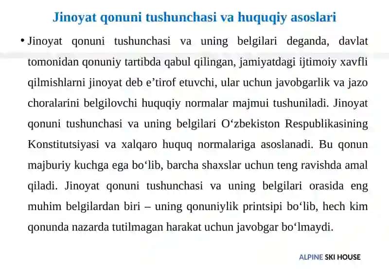 Jinoyatqonuni tushunchasi va mohiyati 4