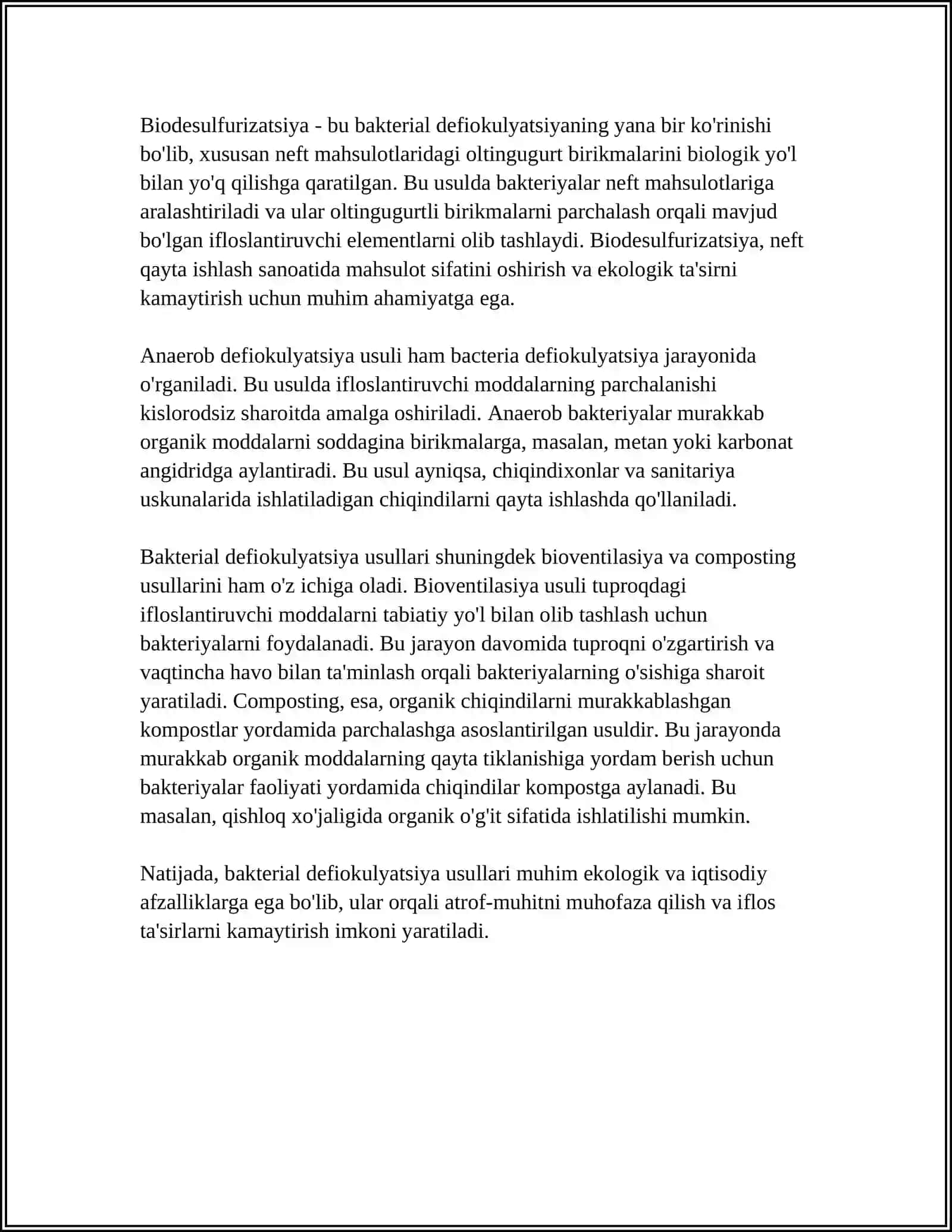 ORGANIZMNI CHINIQTIRISH USULLARI 4