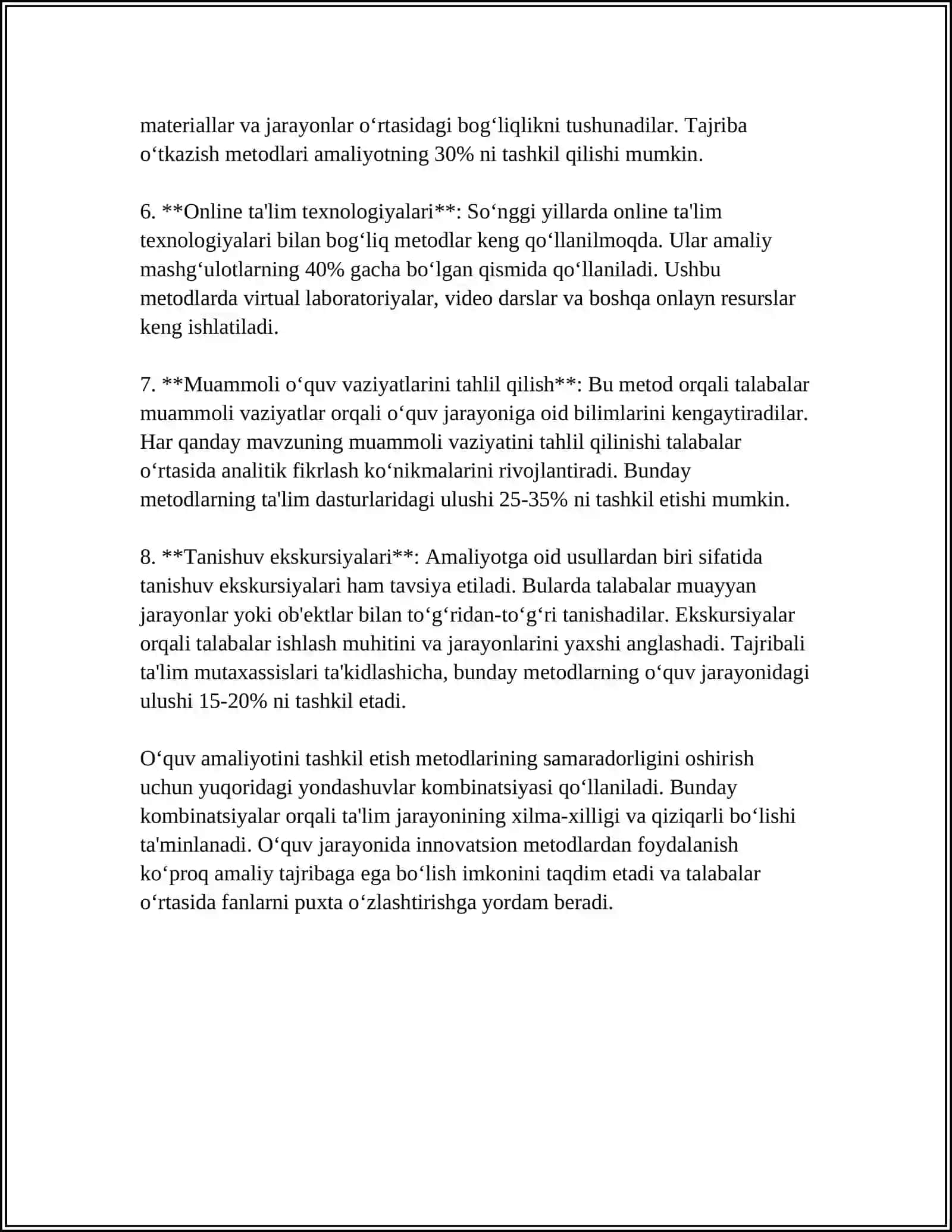 OʼQUV VA PEDAGOGIK AMALIYOTNI TASHKIL ETISH SHAKLLARI 4