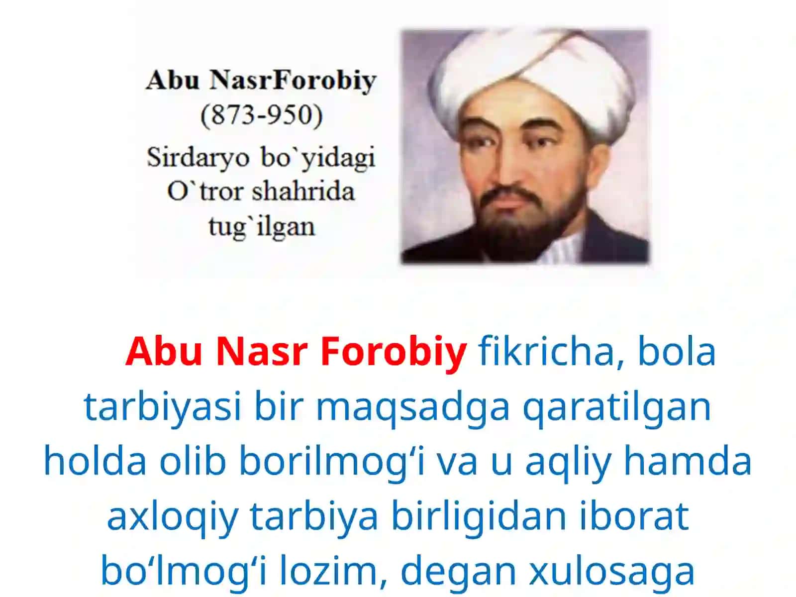 Sharq mutaffakirlarining ilmiy merosida ta'lim-tarbiya masalalari 4