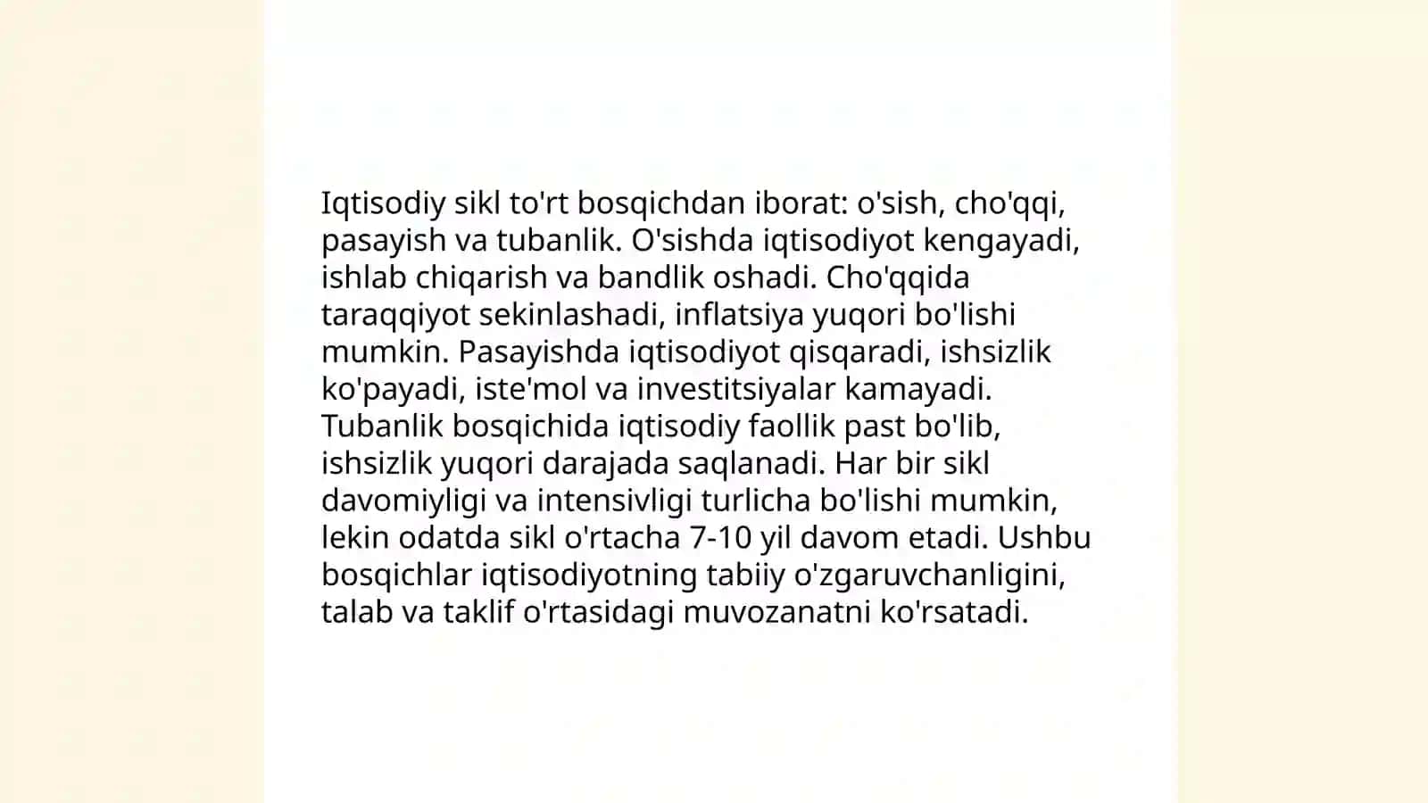 Iqtisodiy sikl nazariyalari 4