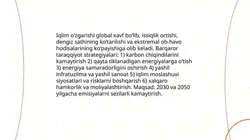 Global jarayonlar va barqaror taraqqiyot falsafasi 4