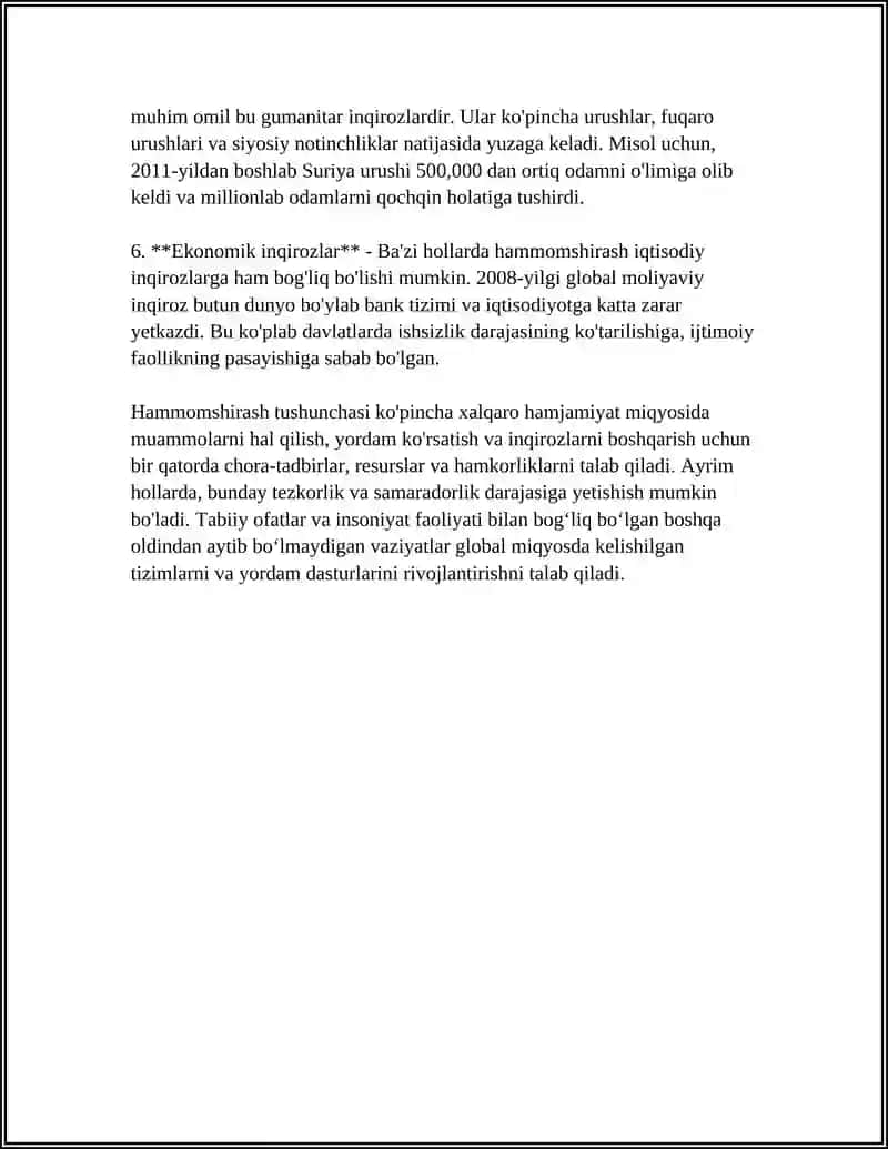 HAMSHIRALIK ISHI FANIGA KIRISH. HAMSHIRALIK ISHINING TARIXI VA RIVOJLANISHI 4