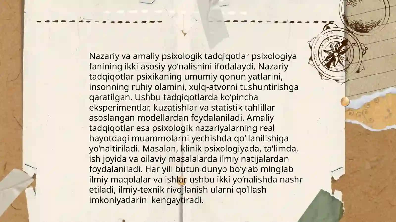 Psixologiyada eksperimental paradigma 4