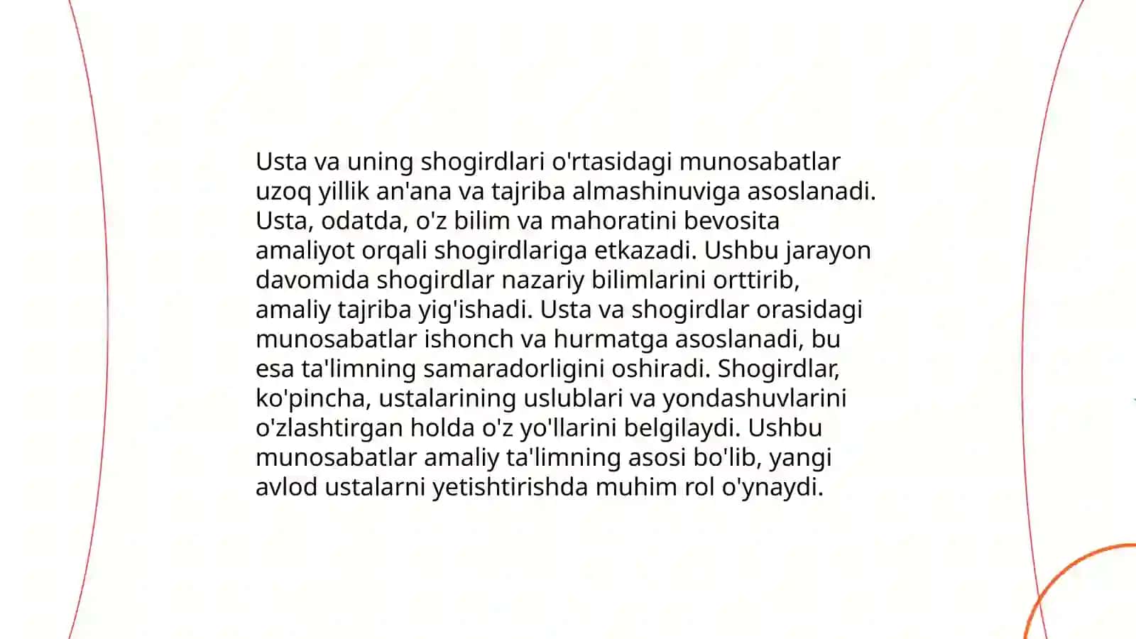 Hunarmand ustaning kasb sirlarini ochib berishi 4