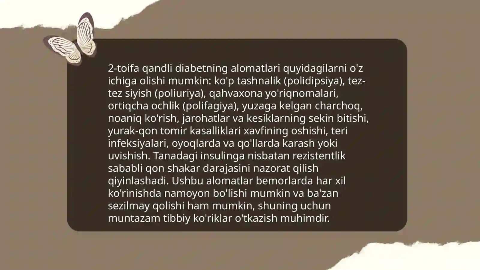 Qandli diabet. Diabetik va gipoglikemik koma 4