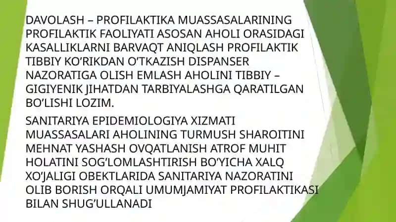 Ekologiya Masalalari Kasalliklarni Oldini Olish 4