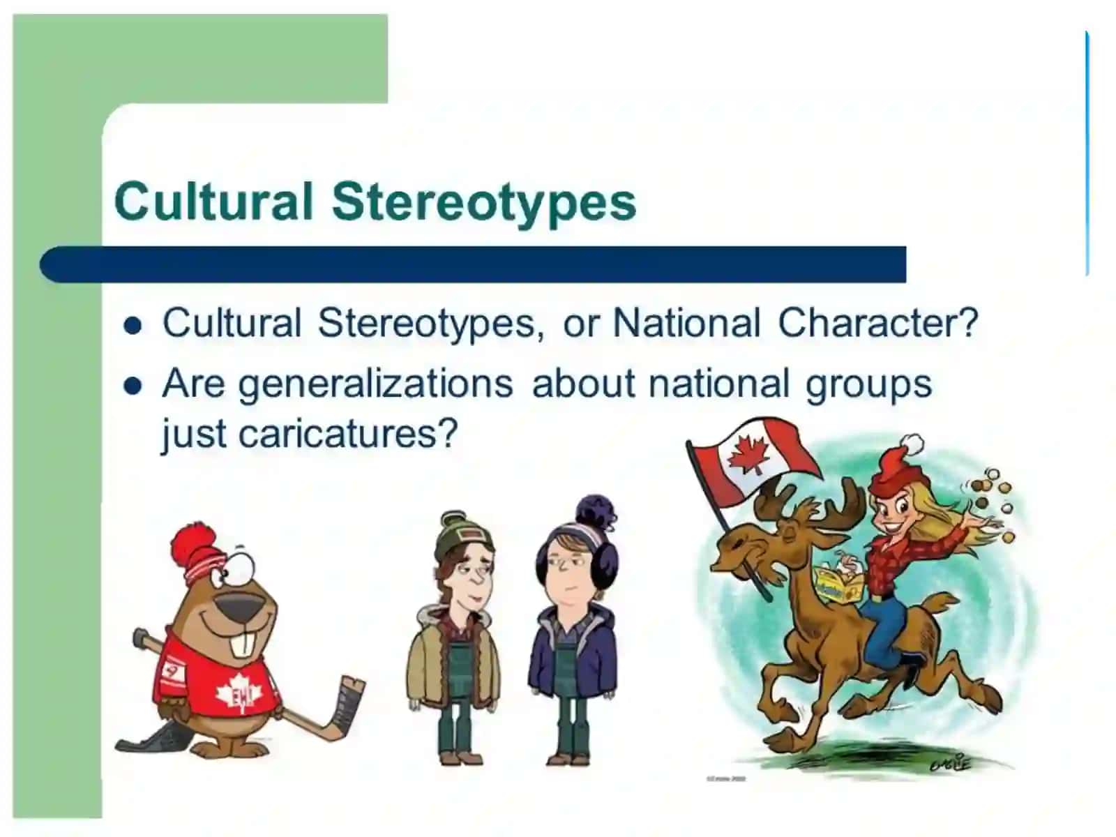 Cultural Stereotypes 4