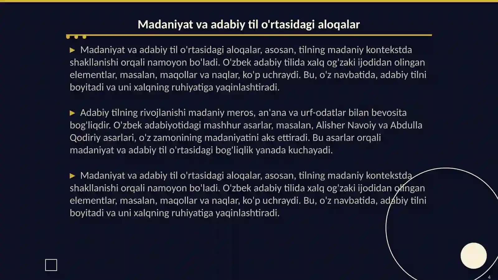 Adabiy tilni rivojlantiruvchi omillar 4