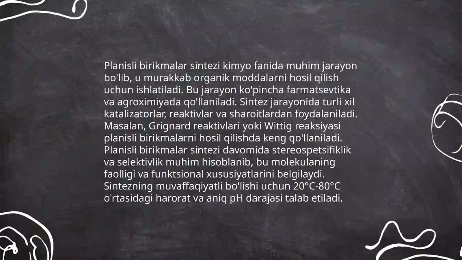 Planisli birikmalar 4
