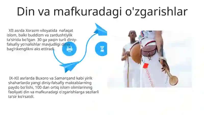 IX-Xll asrlarda mamlakatimiz hududida ròy bergan madaniy uyģonish 4