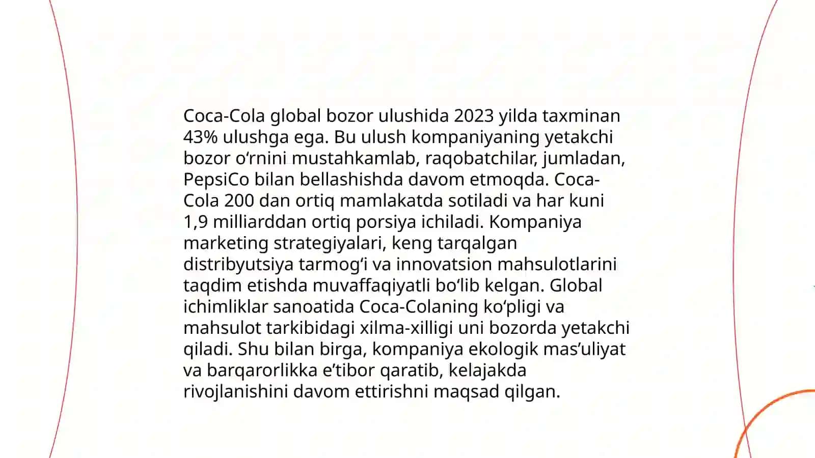 Coca-Cola iqtisodiyoti 4
