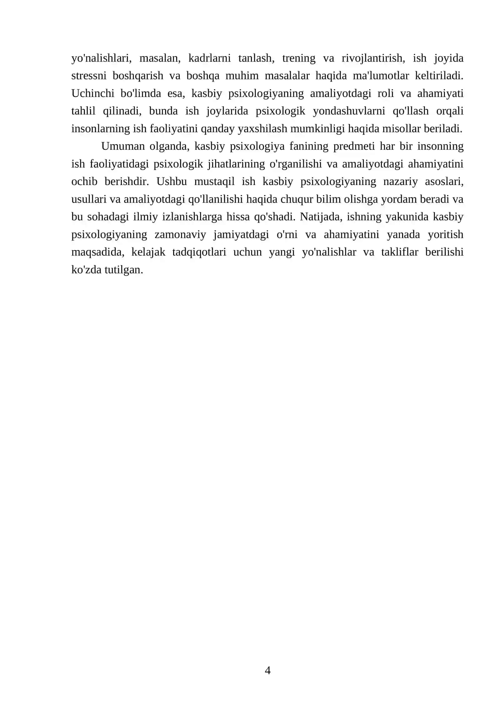 Kasbiy Psixologiya Fanining Predmeti 4