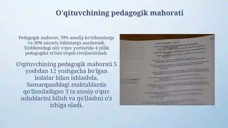 Talabalarning Pedagogik Ehtiyojlari 4