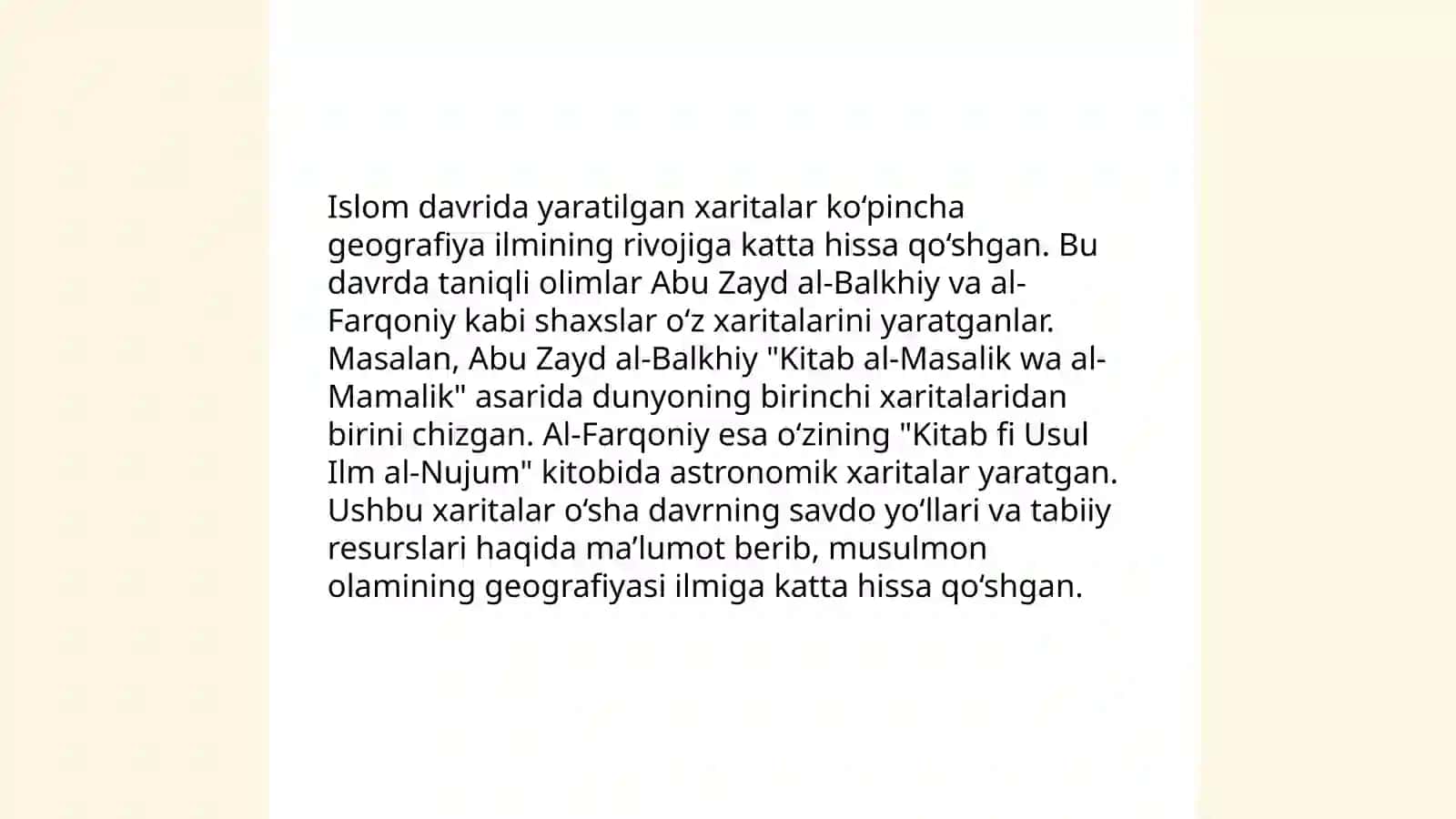 Dunyo xaritalariga izohnoma tarzida yaratilgan asarlar 4