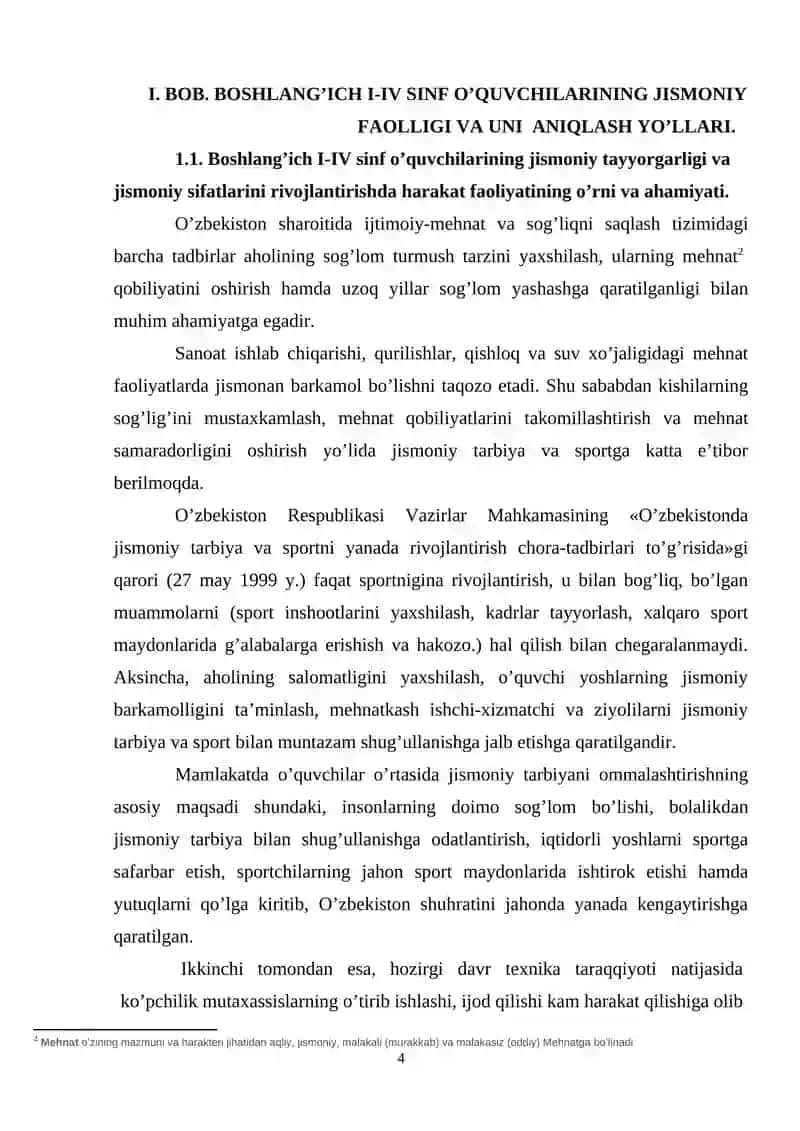 Jismoniy Tarbiya Darslari 4