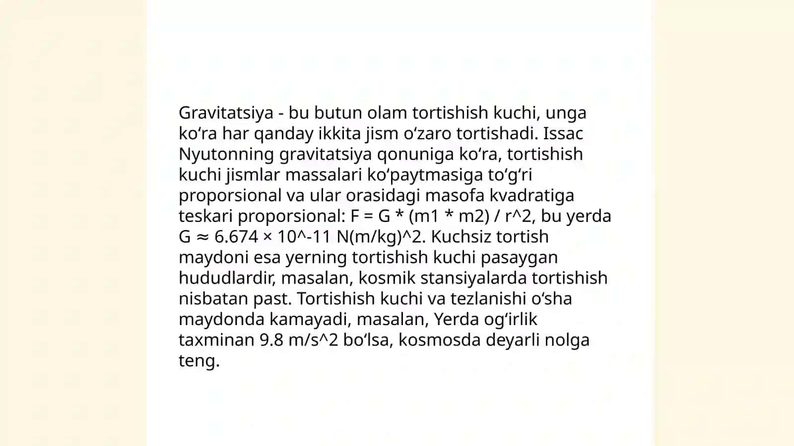 Kuchsiz tortish maydoni 4