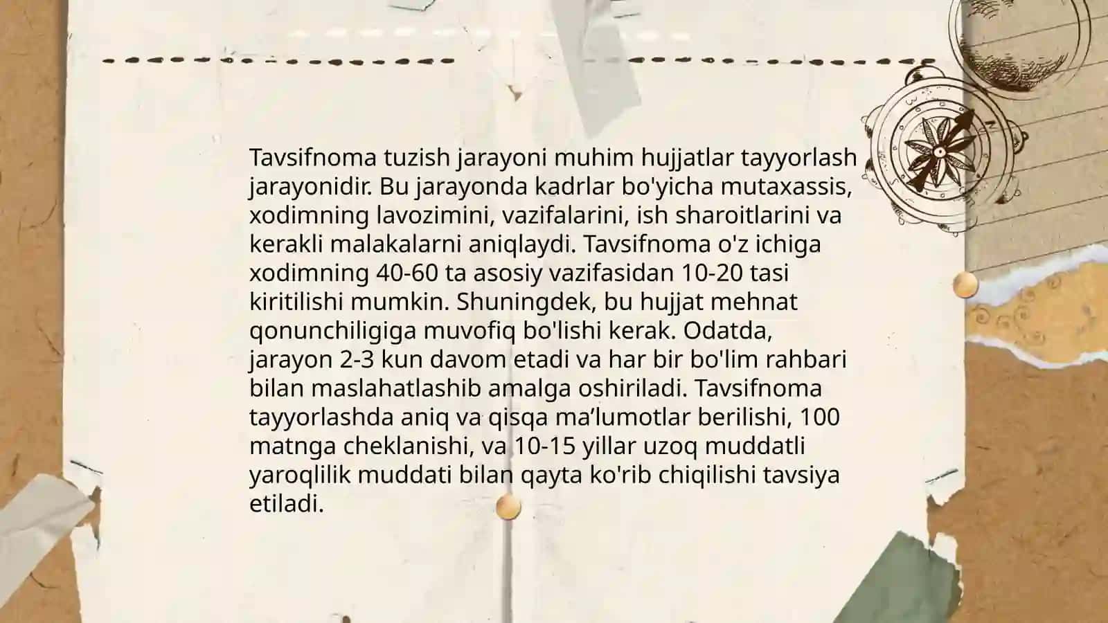 Tavsifnoma, tavsiyanoma va ularning oʻziga xos xususiyatlari 4