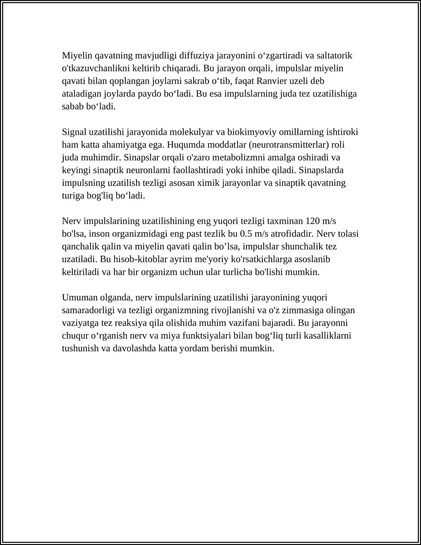 EFERENT NERV SISTEMASIGA TASIR QILUVCHI OMILLAR 4