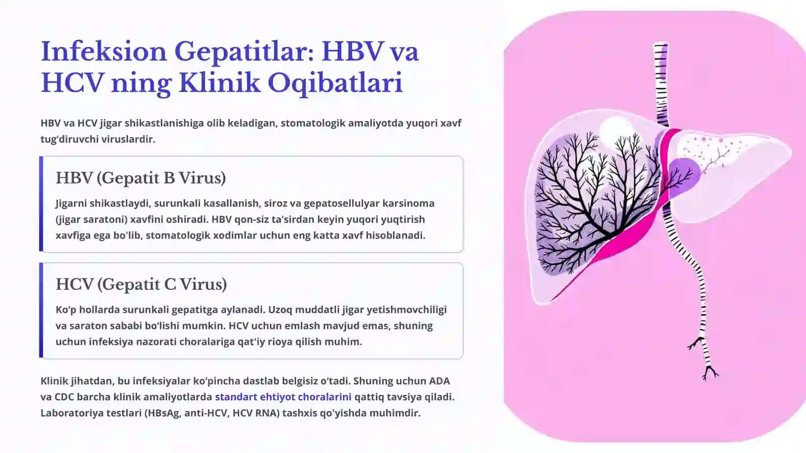 Zamonaviy Stomatologik Amaliyotda OIV (OITS) va Infeksion Gepatit Muammosi 4