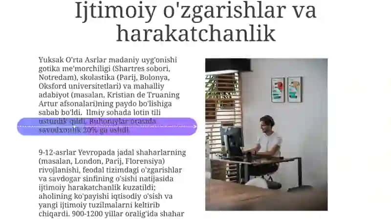 IX-XII asrlarda mamlakatimiz hududida ròy bergan madaniy uyğonish 4