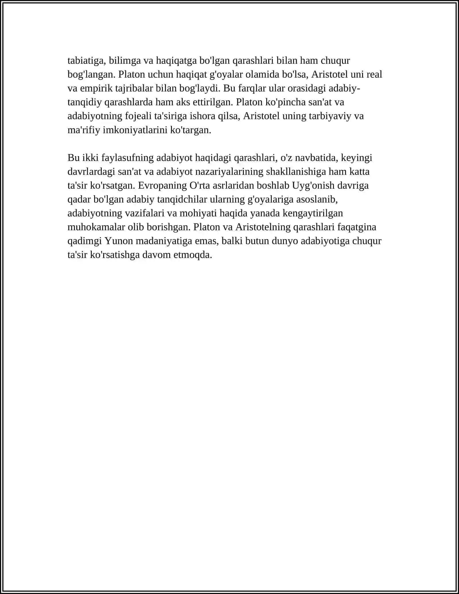 G’ARB MUMTOZ ADABIYOTIDA ADABIY-TANQIDIY QARASHLAR TARAQQIYOTI 4