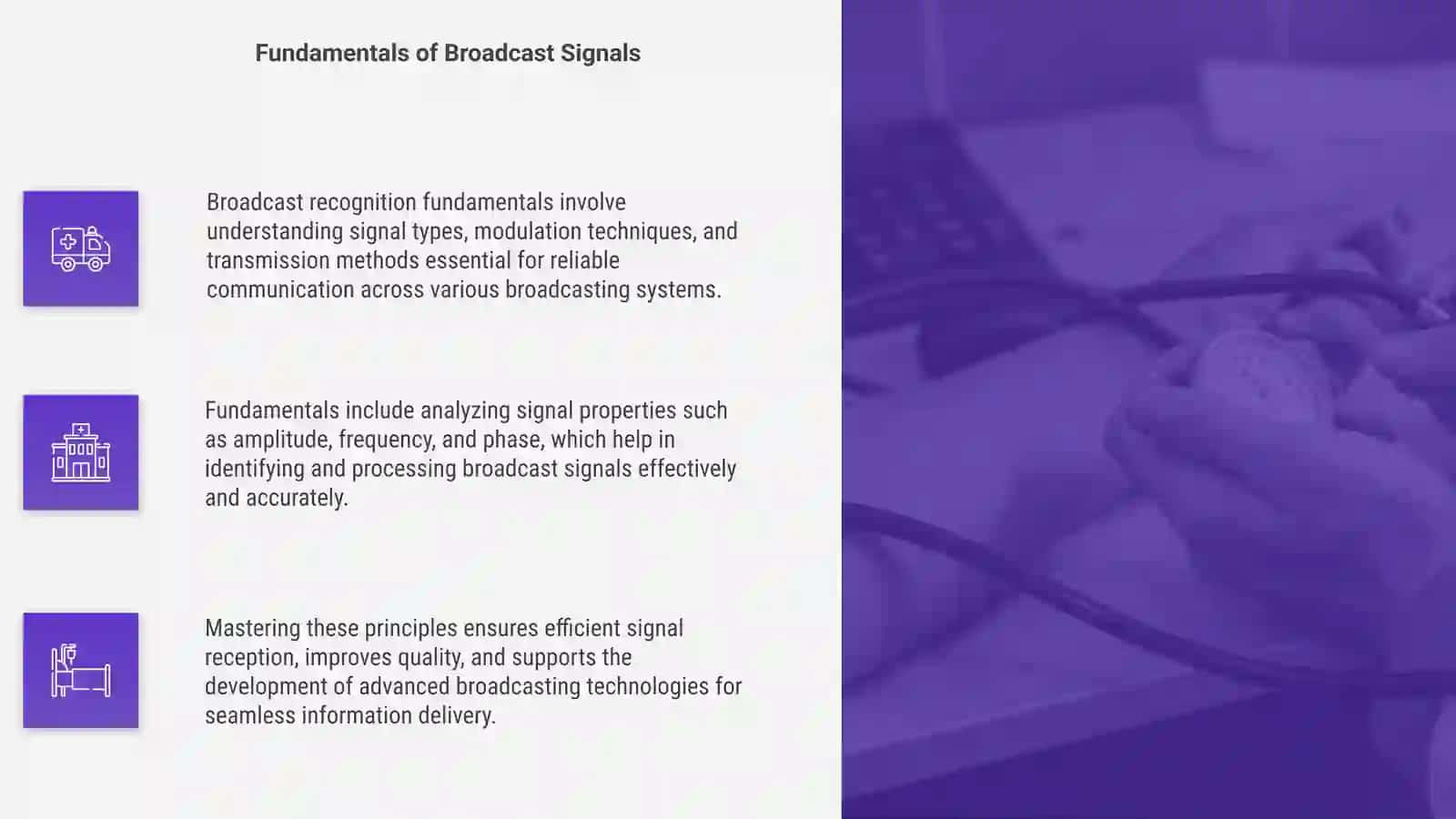 Broadcasting Recognition 4