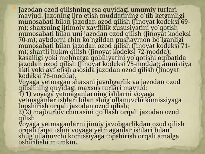 Voyagayetmaganlarni jinoiy javobgarlik katortish 4