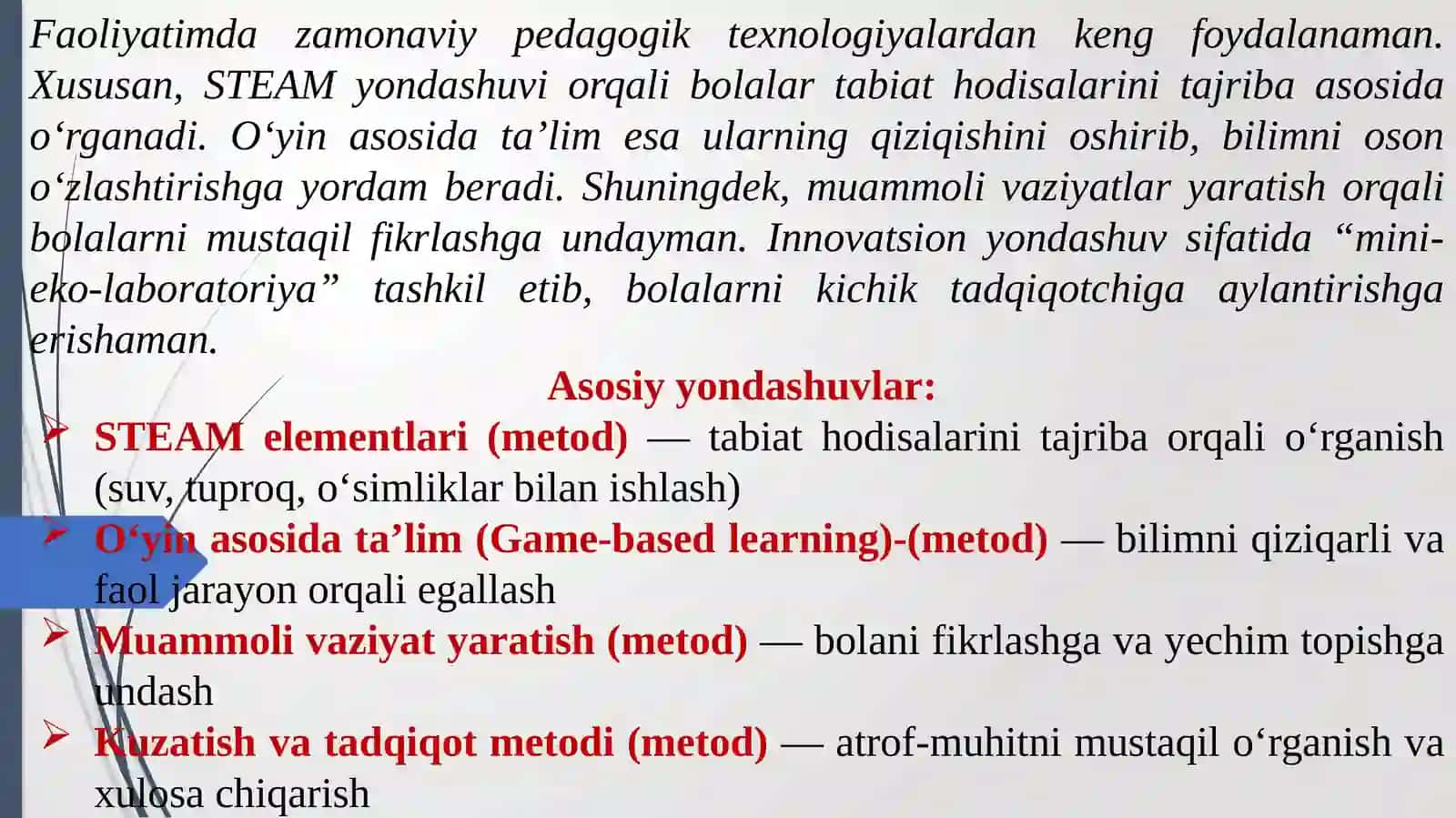 Maktabgacha ta’lim tashkilotlarida bolalar tayanch kompetensiyasini ekologik tarbiya orqali shakllantirish.pptx 4