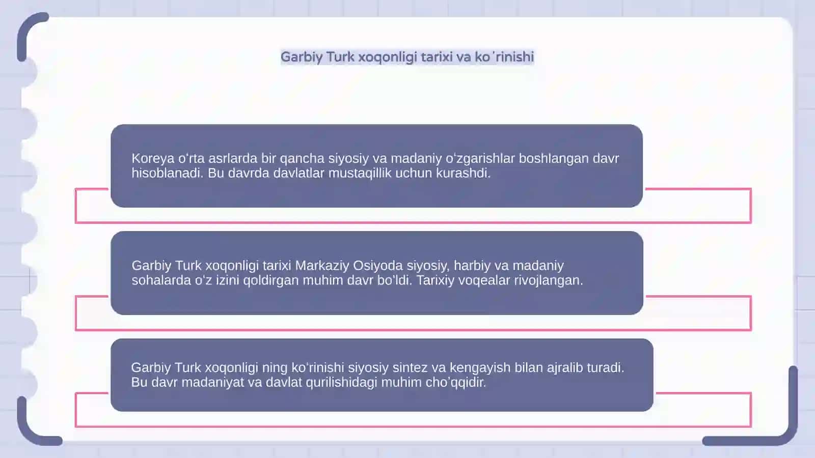 Koreya o'rtasi asrlarda va Garbiy Turk xoqonligi 4