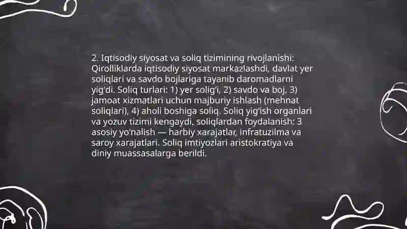 Vatan qirolliklari ning ijtimoiy-iqtisodiy va siyosiy rivojlanishi 4