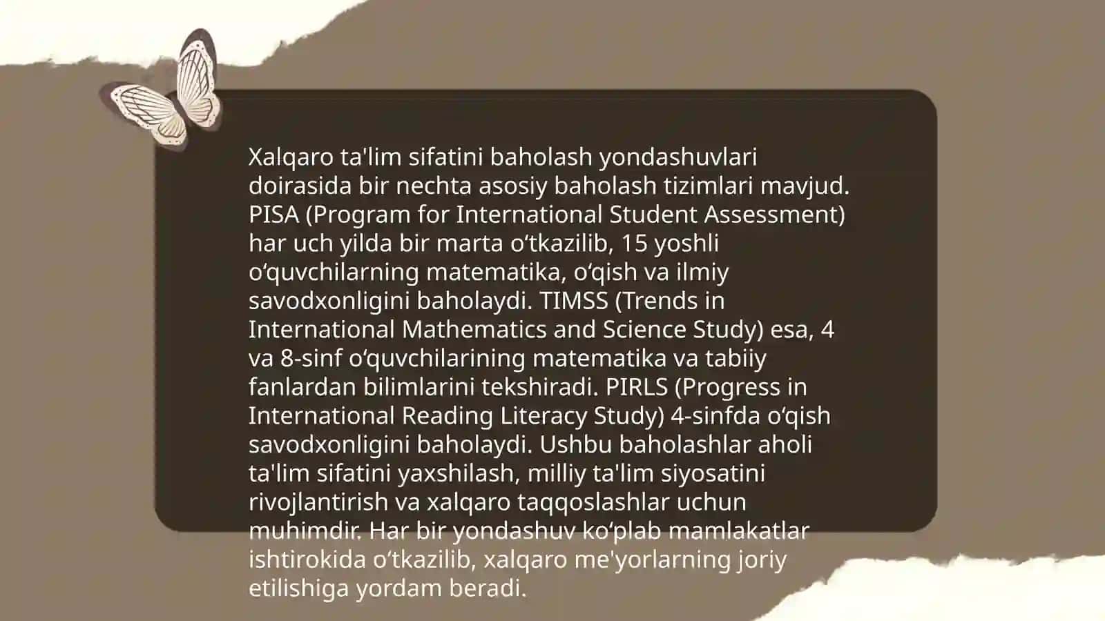 TALIS XALQARO BAHOLASH DASTURI MAZMUN VA MOHIYATI 4