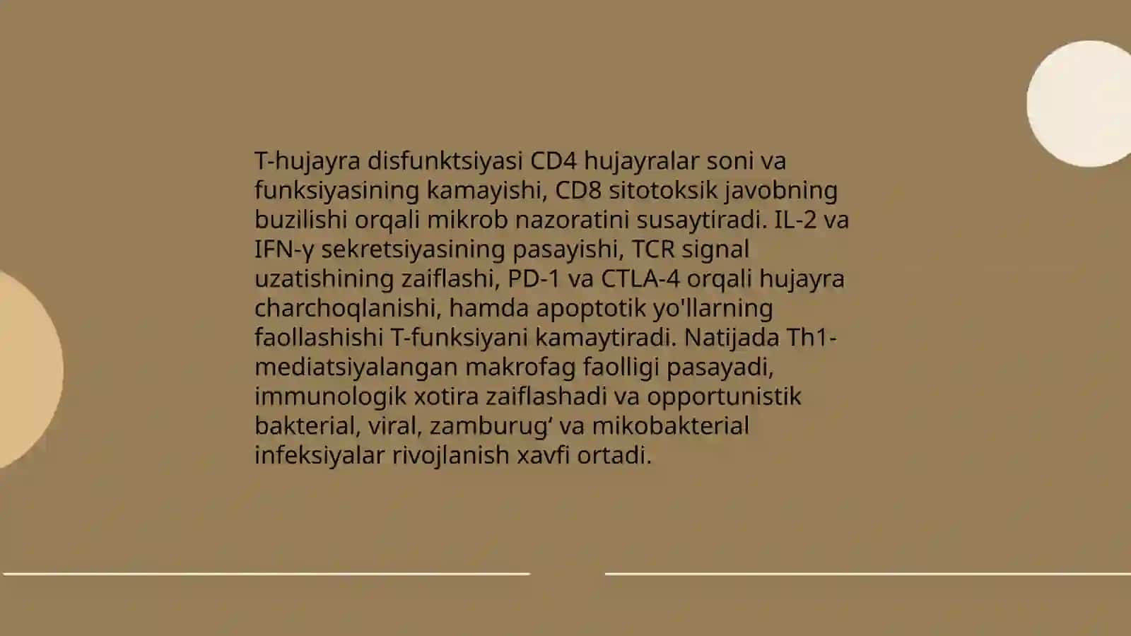 Immuntanqisliklarda opportunistik infeksiyalar kelib chiqishining molekulyar mexanizmi 4