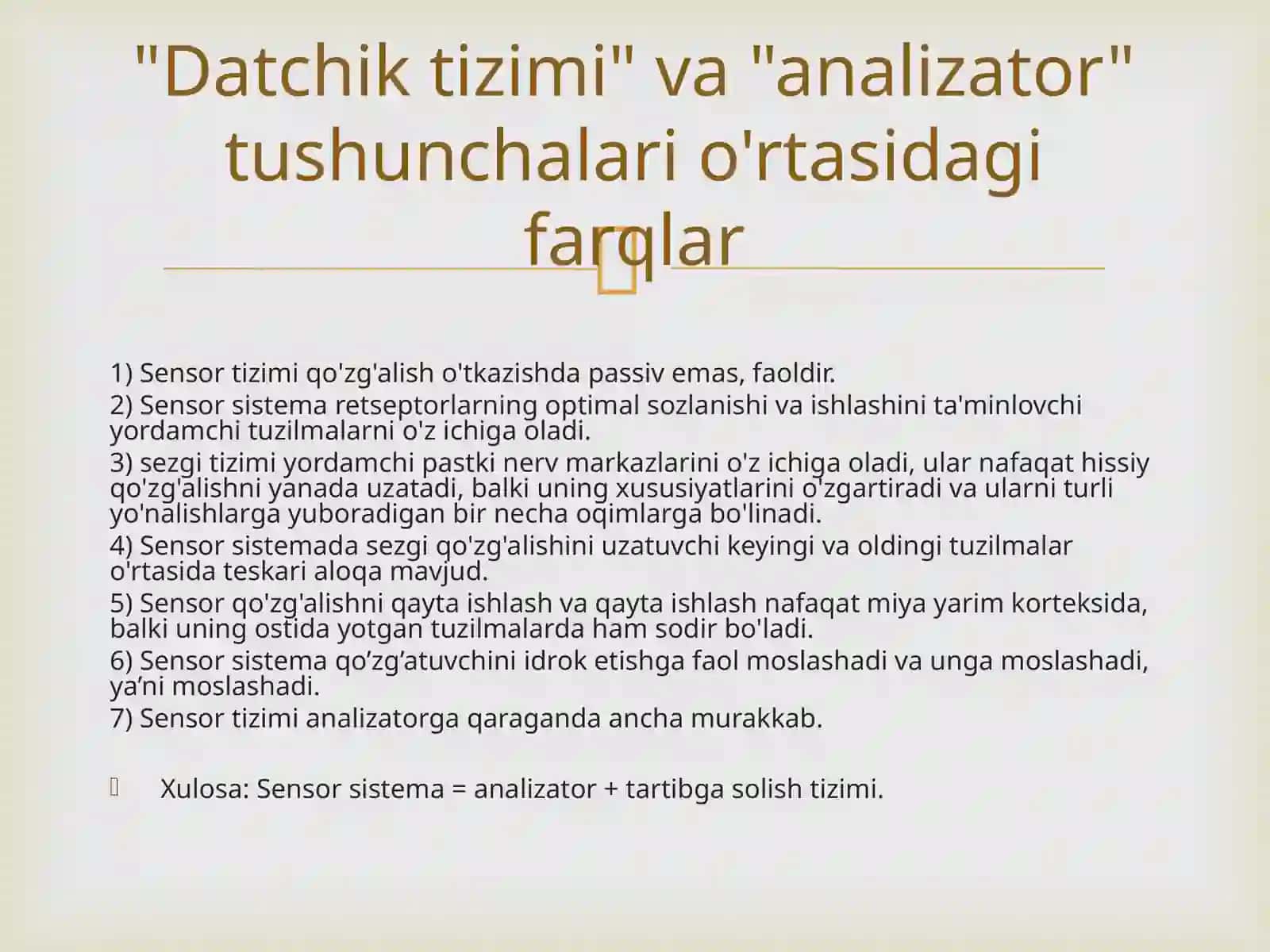 Sensortizimida axborotni qayta ishlash mexanizmlari 4